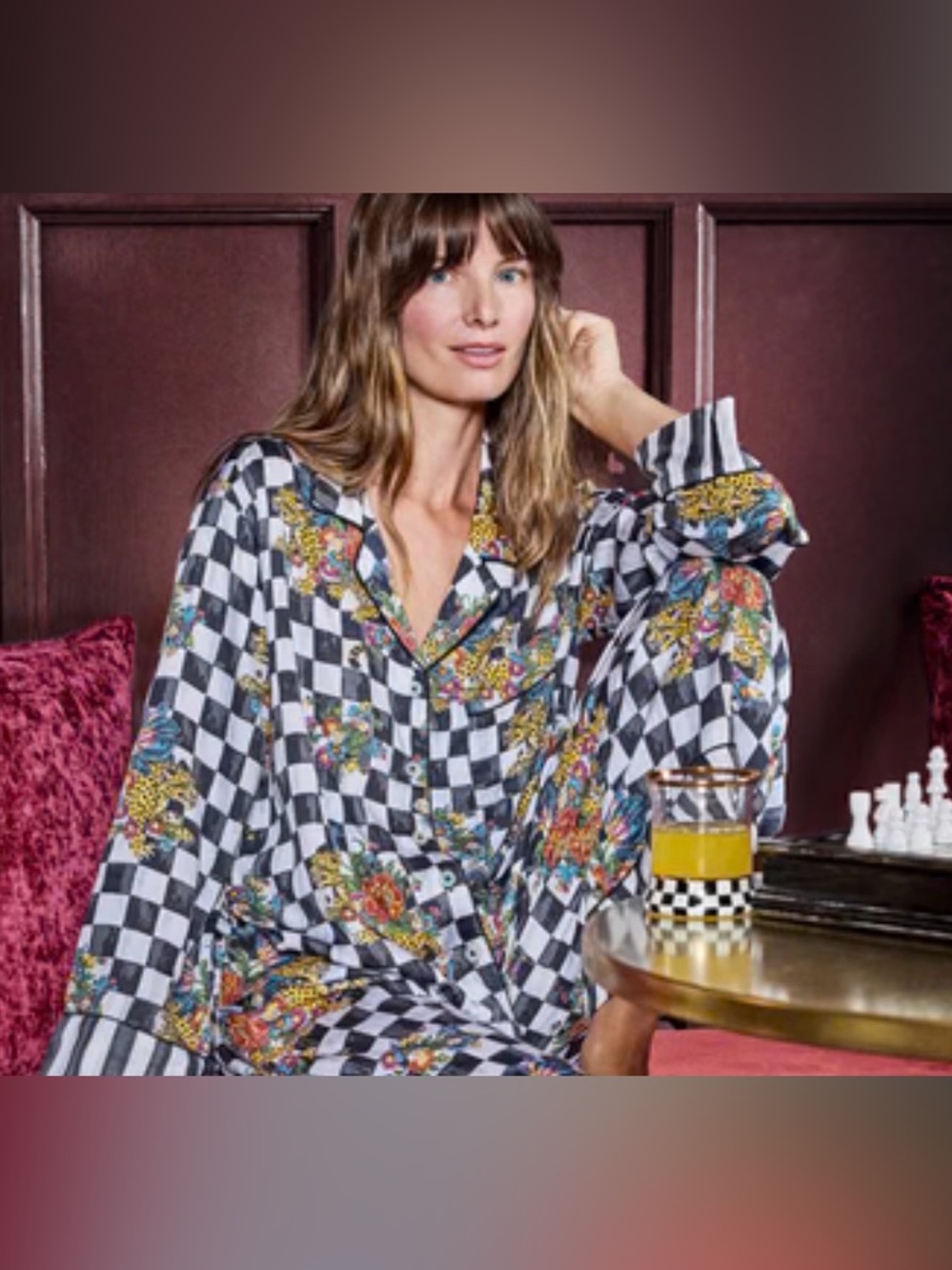Mackenzie Childs- Printfresh long sleeve pajama SET